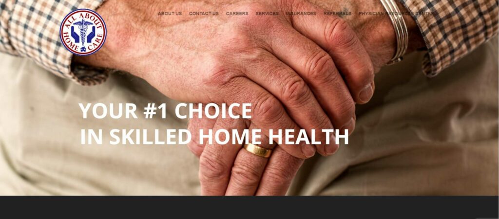 All About Home Care's Homepage