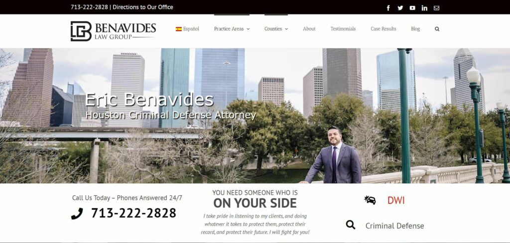 Benavides Law Group's Homepage