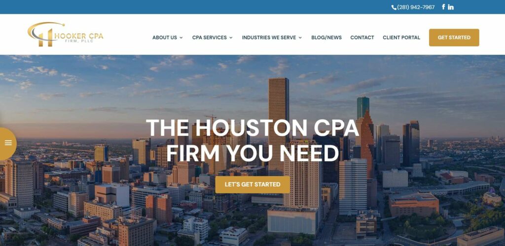 Hooker CPA Firm, PLLC Homepage