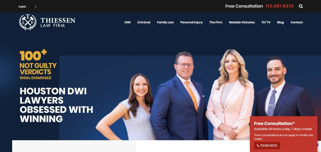 Thiessen Law Firm's Homepage