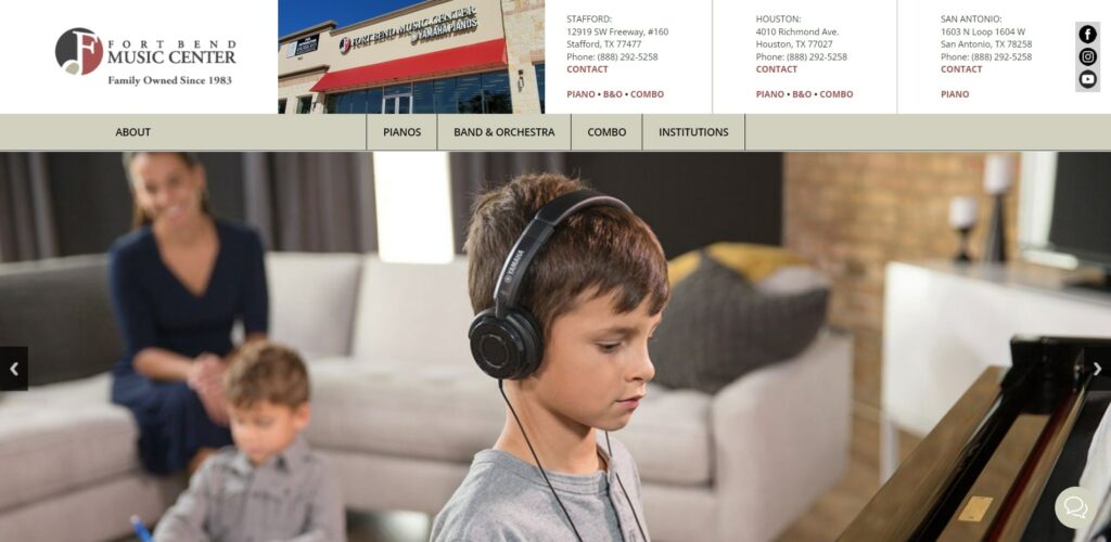 Fort Bend Music Center's Homepage