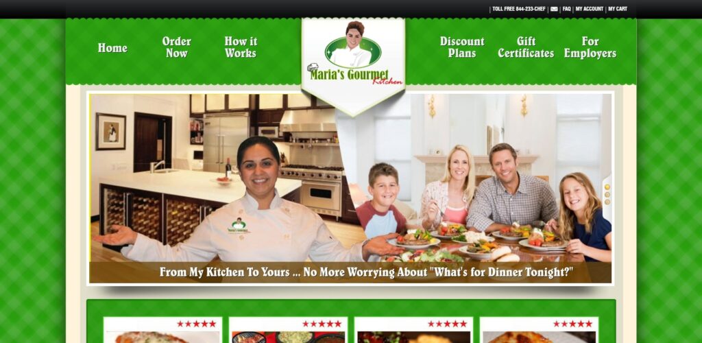 Maria's Gourmet Kitchen's Homepage