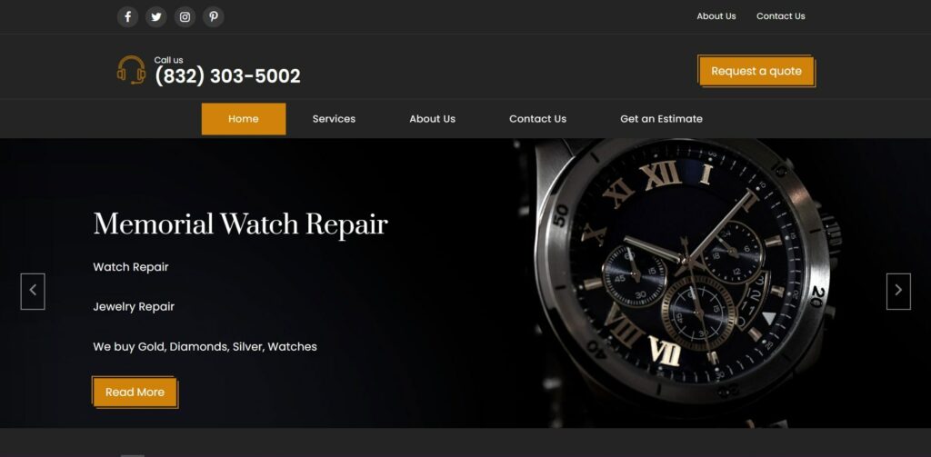 Memorial Watch Repair's Homepage