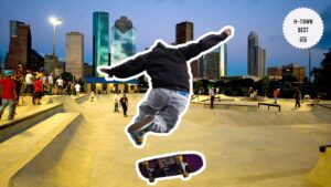 2. Take a Chill Pill in The Lee and Joe Jamail Skatepark