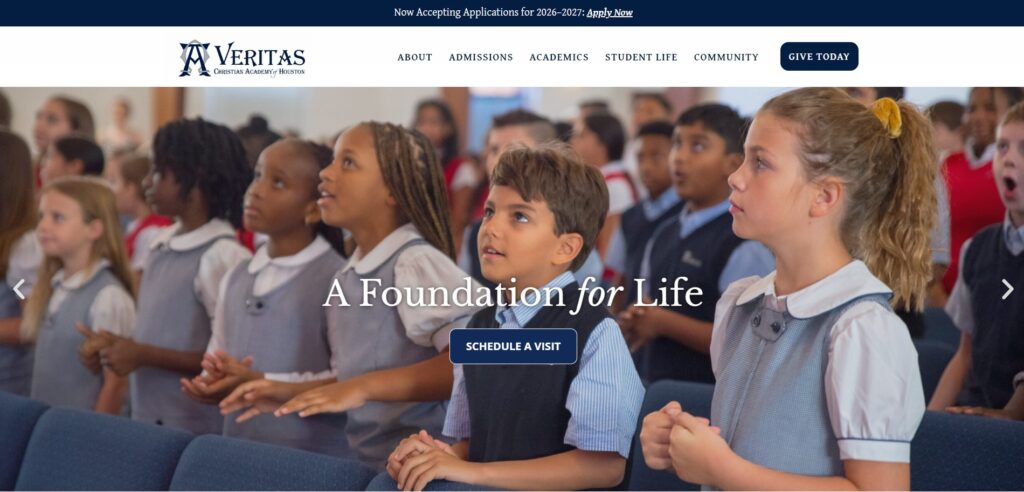 veritas academy homepage