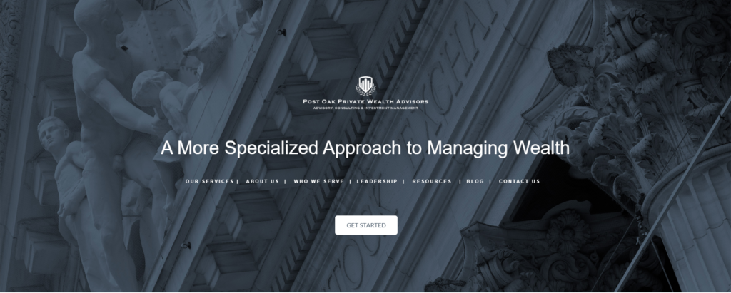 Post Oak Private Wealth Advisors homepage