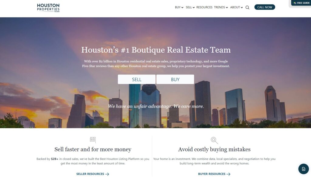 houston properties homepage