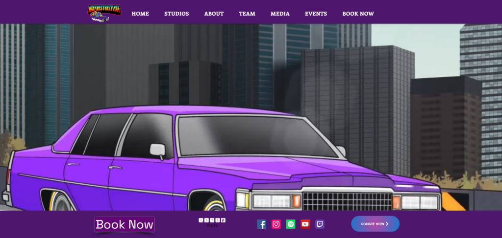 wayne street live homepage