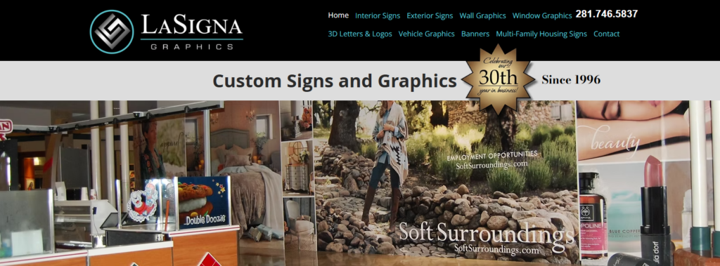 La Signa Graphics homepage