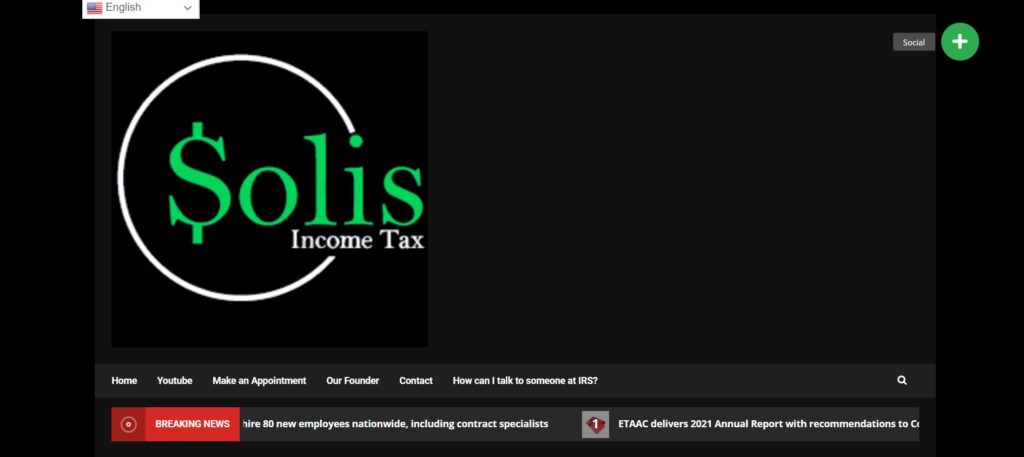 solis income tax homepage