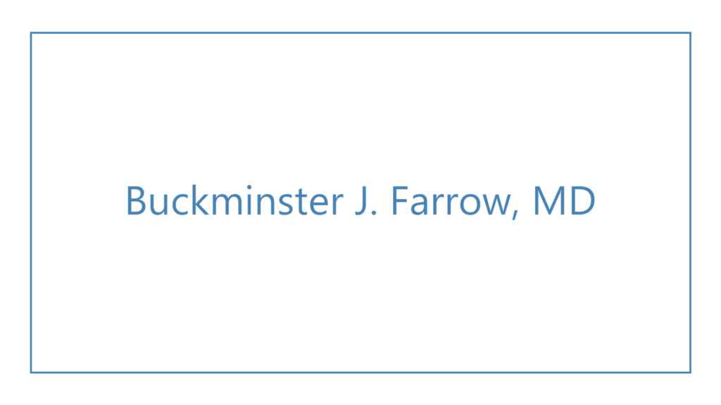 buckminster-j-farrow-md-logo